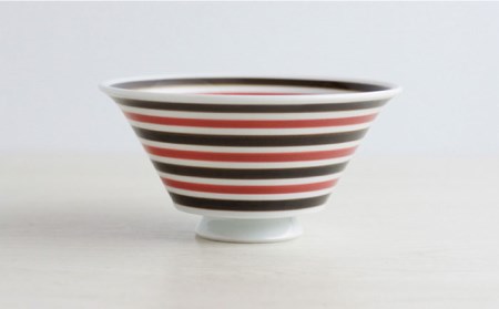 【波佐見焼】カラーボーダー おしゃれDON どんぶり 小皿 2色 ペアセット 食器 皿 【Cheer house】 [AC133] 波佐見焼