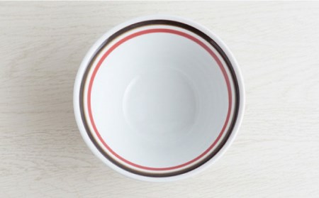 【波佐見焼】カラーボーダー おしゃれDON どんぶり 小皿 2色 ペアセット 食器 皿 【Cheer house】 [AC133] 波佐見焼