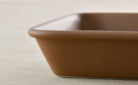 【波佐見焼】オーブンウェア 長角トレー 角皿 プレート ブラウン 食器 皿 【光春窯】 [XD62] 波佐見焼