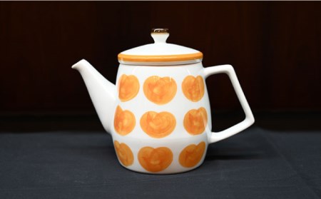 波佐見焼】Antique Style ポット マグカップ オレンジ 3点セット 食器