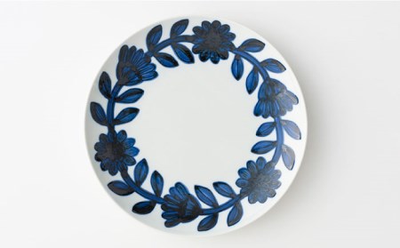 【波佐見焼】デイジー （青・グレー） コーヒーカップ・ソーサー・プレート 22cm 6点セット 食器 皿 【西山】【NISHIYAMAJAPAN】 [CB114]  父の日 波佐見焼