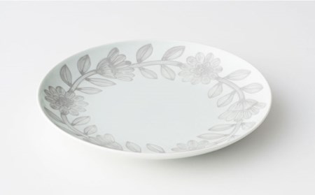 【波佐見焼】デイジー （青・グレー） コーヒーカップ・ソーサー・プレート 22cm 6点セット 食器 皿 【西山】【NISHIYAMAJAPAN】 [CB114]  父の日 波佐見焼