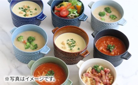 【波佐見焼】【オーブン可！】ローズマリー ココット Tボウル アイボリー 食器 皿 【翔芳窯】 [FE149]  波佐見焼