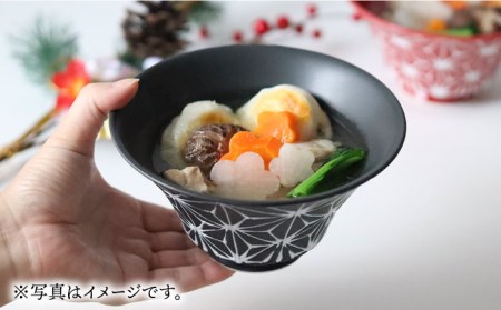 【波佐見焼】ホワイトライン麻 ミニ丼 どんぶり グレー 食器 皿 【翔芳窯】 [FE165]  波佐見焼