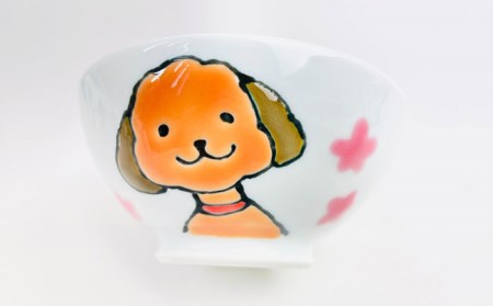 【波佐見焼】プードルちゃん 仕切り プレート ミニ マグカップ ミニ 茶わん 3点セット 仕切り皿 子ども食器 食器 皿 【大新窯】 [DC120]  波佐見焼