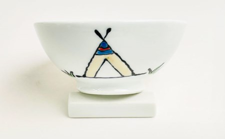 【波佐見焼】プードルちゃん 仕切り プレート ミニ マグカップ ミニ 茶わん 3点セット 仕切り皿 子ども食器 食器 皿 【大新窯】 [DC120]  波佐見焼