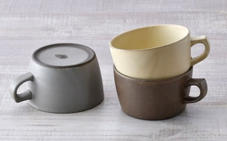 【波佐見焼】窯変 スープマグカップ マグカップ 3色セット 食器 皿 【ROXY・HASAMI】 [SB156]  波佐見焼