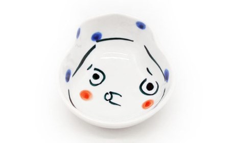 【波佐見焼】笑福シリーズ 小丼 ペア ボウル どんぶり 食器 皿 【工房紫明】 [OF05]  波佐見焼