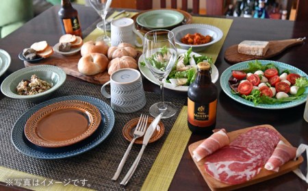 【波佐見焼】【大人気】ローズマリー デニム・マットブラック プレート ボウル マグカップ 含む 10点セット 食器 皿 【翔芳窯】 [FE187]  波佐見焼