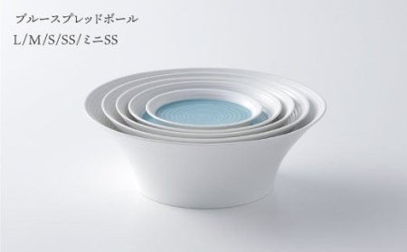 【波佐見焼】ブルースプレッドボール ボウル 小鉢 5点セット 食器 皿 【一真陶苑】 [BB40]  波佐見焼