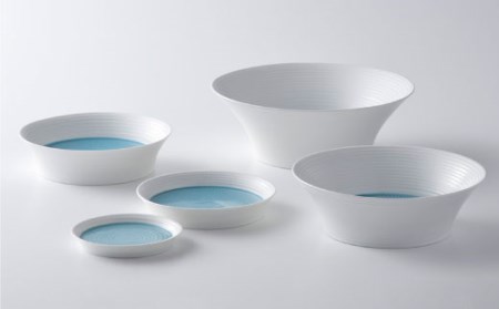 【波佐見焼】ブルースプレッドボール ボウル 小鉢 5点セット 食器 皿 【一真陶苑】 [BB40]  波佐見焼