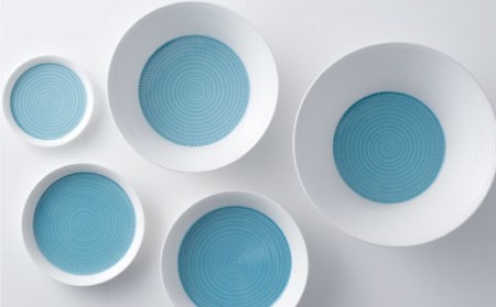 【波佐見焼】ブルースプレッドボール ボウル 小鉢 5点セット 食器 皿 【一真陶苑】 [BB40]  波佐見焼