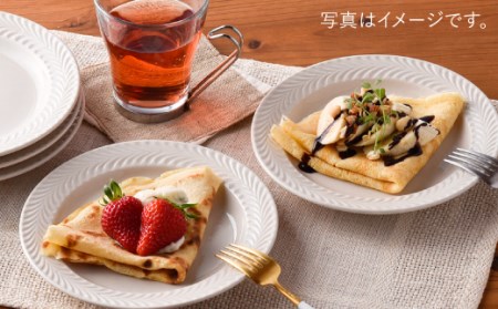 【波佐見焼】ローズマリー (アイボリー)5.5寸 プレート 5枚セット 食器 皿 【福田陶器店】 [PA185]  シンプル ホワイト 白