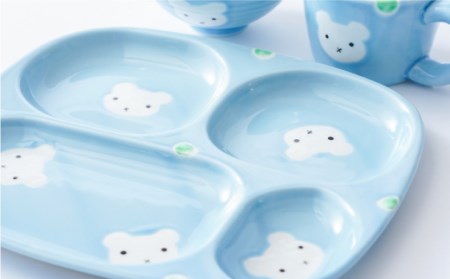 【波佐見焼】新くま お子様 プレート セット 食器 皿 【陶もと】 [PE03] 波佐見焼