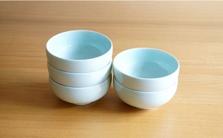 【白山陶器】汁碗 5ピースセット 青白釉 食器 茶碗 【波佐見焼】 [TA69] 波佐見焼