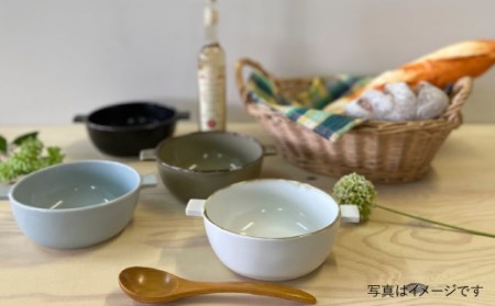 【波佐見焼】 グラタン皿 （黒マット）4個セット 皿 食器 【和山】 [WB52]  波佐見焼