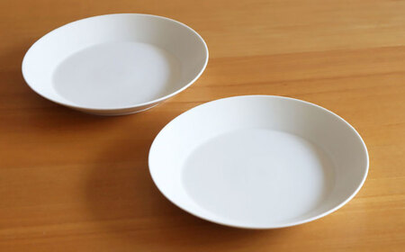 【白山陶器】【グッドデザイン賞受賞】ミストホワイト プレート(M) 2枚セット[TA135]