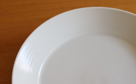 【白山陶器】【グッドデザイン賞受賞】ミストホワイト プレート(M) 2枚セット[TA135]