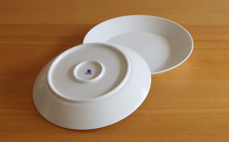 【白山陶器】【グッドデザイン賞受賞】ミストホワイト プレート(M) 2枚セット[TA135]