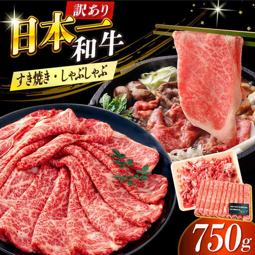 【訳あり】A4-A5 長崎和牛 しゃぶしゃぶ すき焼き 750g [DBS020] 訳あり 牛肉