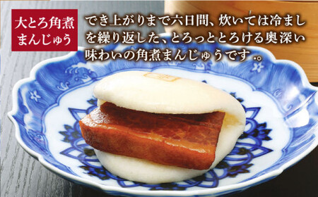 【2回定期便】大とろ角煮まんじゅう 10個 [DBG056]