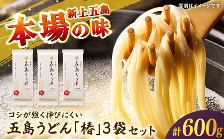 【五島うどん】 五島うどん「椿」 200g×3束セット 【虎屋】[RBA078]