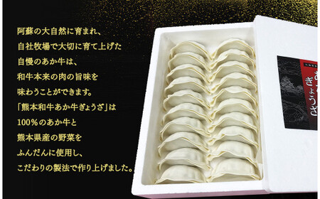 熊本和牛あか牛ぎょうざセット 20個入り×2箱
