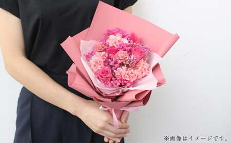 【モーヴピンク】 プリザーブドフラワーの花束