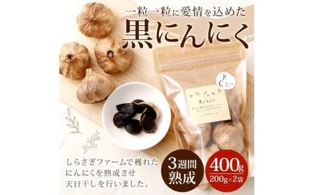 しらさぎファームの黒にんにく 400g