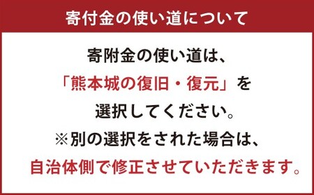 復興城主 有効期限1年 熊本城 城主の証 城主手形 デジタル芳名板(希望者のみ)