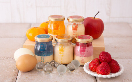 熊本 プリンセット （なめらかプリン ・ 火の国いちごプリン ・ 水の国