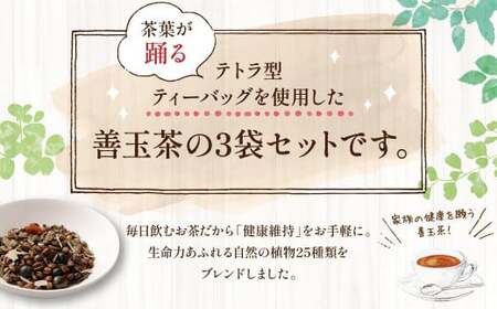 善玉茶 計48包（16包×3） 茶