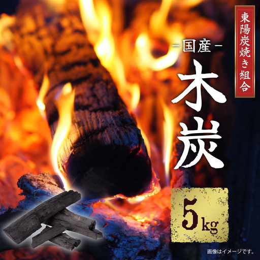 東陽炭焼き組合 国産 木炭 5kg