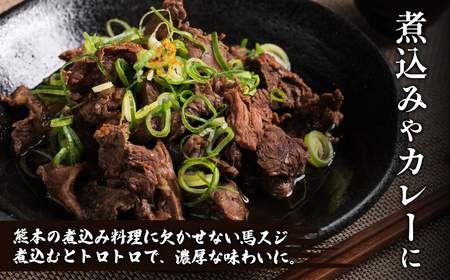 馬スジ 合計1kg 約500g×2パック 馬肉 馬 肉 お肉 煮込み 鍋 おでん 熊本名物
