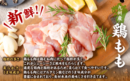 【12回定期便】 訳あり 九州産 鶏もも 切り身 約3kg以上 (300g以上×10袋) とり肉 鶏もも 真空 冷凍 小分け 九州 熊本 お肉 もも肉 モモ肉