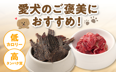 ペット用 馬肉切り落とし1kg＆馬刺しジャーキー100g 馬肉 ペットフード 愛犬 ドッグフード おやつ 食事 ごはん