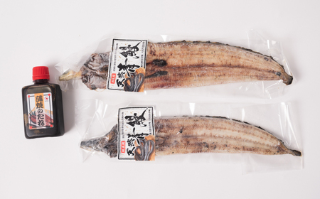 熊本県八代市産 天然うなぎ白焼き(中) 2本 (計300～350g) 蒲焼のたれ付き 鰻 国産 蒲焼 ウナギ うなぎ 冷凍