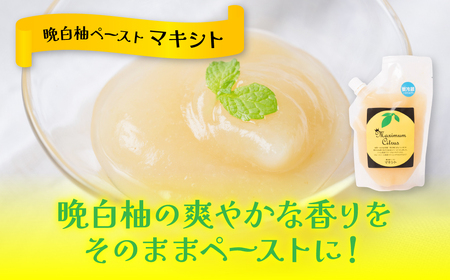 熊本県 八代市産 晩白柚 ペースト 「マキシト」2種セット（合計850g） ばんぺいゆ 柑橘 手作り ペースト ジャム フルーツソース ジュレ ピューレ 炭酸割り アイス ヨーグルト トースト パンケーキ