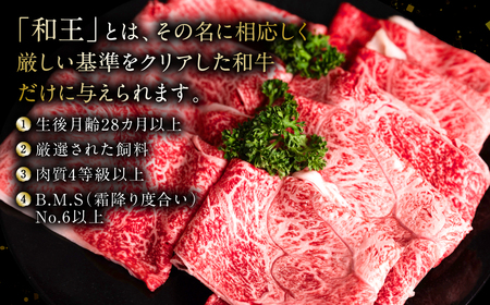 極和王シリーズ くまもと黒毛和牛 赤身薄切り 600g 熊本県産 牛肉