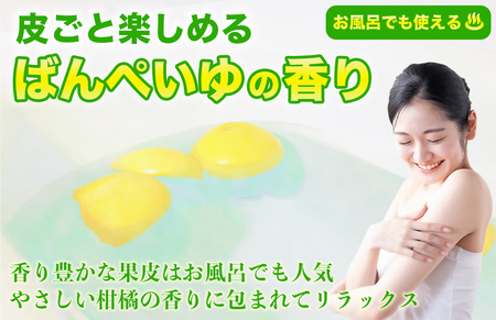 熊本県八代市産 晩白柚 Lサイズ 3玉入り 約5kg 果物 くだもの フルーツ 柑橘類 青果物 特産品 お取り寄せ