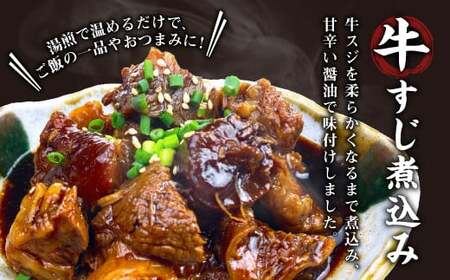 牛すじ煮込み 180g×8パック 牛すじ 煮込み 小分け 簡単 温めるだけ おつまみ おかず 総菜