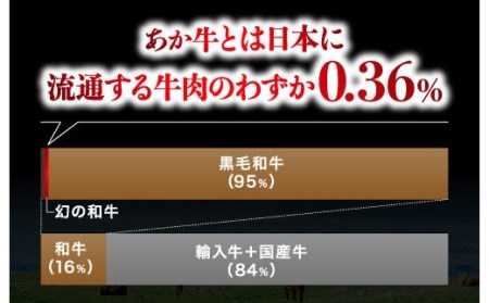 熊本県産 あか牛 モモステーキ 合計500g(250g×2パック) 和牛 牛肉