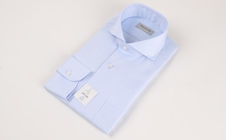 EASY CARE 40-82 青ピンオックスCW HITOYOSHIシャツ