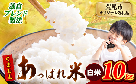 熊本県産 くまもとあっぱれ米 10kg  熊本県産 ふるさと納税 白米 精米 米 こめ ふるさとのうぜい コメ お米 おこめ《7-14日以内に出荷予定(土日祝除く)》