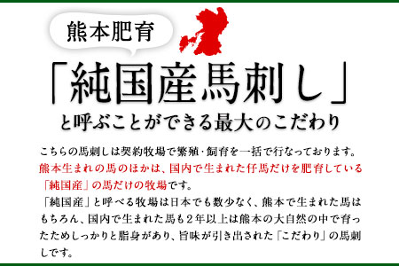 馬刺し 上赤身 ブロック 国産 熊本肥育 冷凍 生食用 たれ付き(10ml×6袋) 100g×6セット 肉 期間限定 絶品  馬肉 予約 平成27年28年 農林水産大臣賞受賞 熊本県荒尾市《7月中旬-9月末頃出荷》 美味しい馬刺し 熊本馬刺し くまもと馬刺し 特産馬刺し