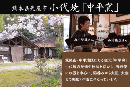 熊本県荒尾市 小代焼「中平窯」のコーヒーカップ＆ソーサーセット《180日以内に出荷予定(土日祝除く)》