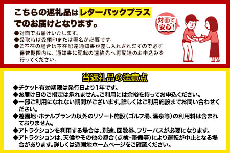 荒尾市 グリーンランドリゾートホテルブランカ 平日ペア宿泊券《30日