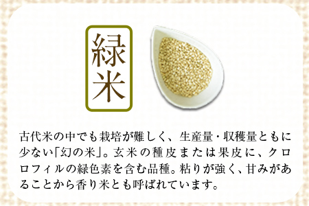 古代米(赤米/黒米/緑米/雑穀米) 900g 熊本県荒尾市産 赤米200g×1袋