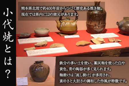 熊本県荒尾市 小代焼「中平窯」の箸置き&夫婦茶碗セット《180日以内に