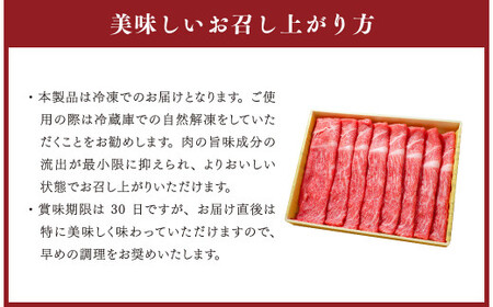 あか牛 赤身 モモスライスセット 400g あか牛のたれ 200ml付き